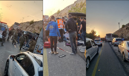 قتلى وجرحى بحادث قرب الخليل واخر قرب حاجز جبارة - طولكرم